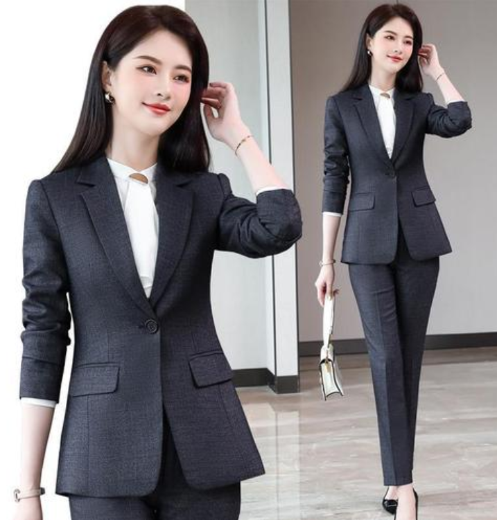 西裝定制廠家 女士職業裝西服展示